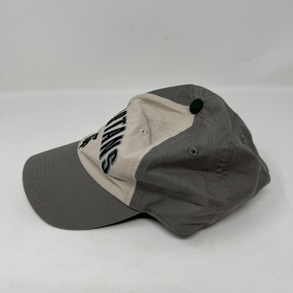 Michigan State Spartans Hat Cap Strap Back Mens One Size Gray NCAA Basketball - Picture 4 of 8